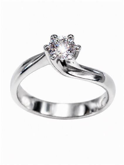 Anello Vidali Gioielli Donna in Oro bianco Diamante 0.44 Ct ANOR-104-34 - ANOR-104-34